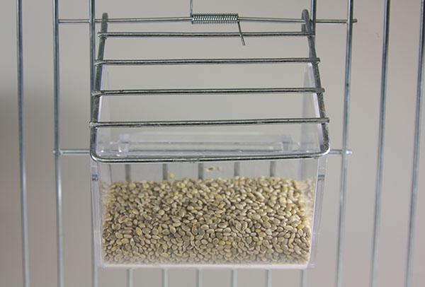 Plastiknapf für Vorsatzgitter transparent