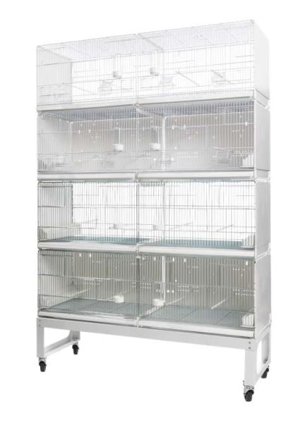 Rollwagen für ital. Zuchtkäfige 120 cm (122,50 x 44 x 36h)