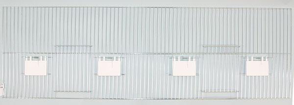 Vorsatzgitter 100 x 30 Aussenfütterung