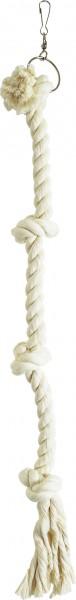 Kletterseil Baumwolle L: 67 cm, Ø 25 mm, 4 Knoten