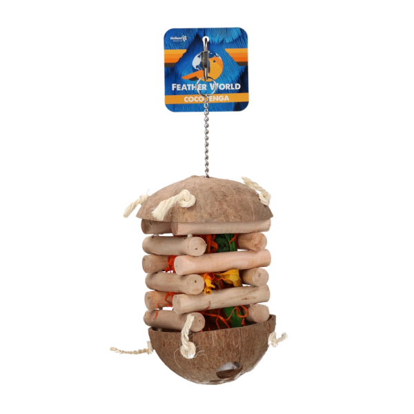 Vogelspielzeug Coco Jenga ca. 32 cm