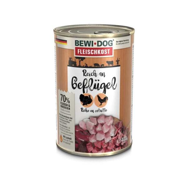 Bewi-Dog Fleischkost - Reich an Geflügel (400 g)