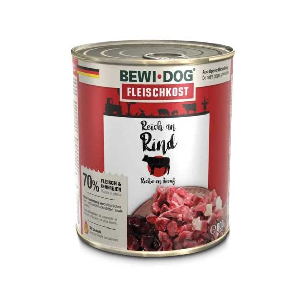 Bewi-Dog Fleischkost - Reich an Rind (800 g)