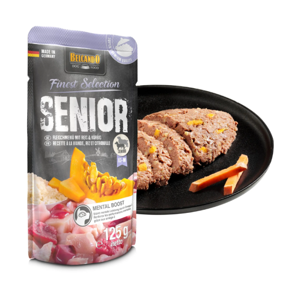 Belcando Senior - Menu di carne con riso e zucca (125 g)