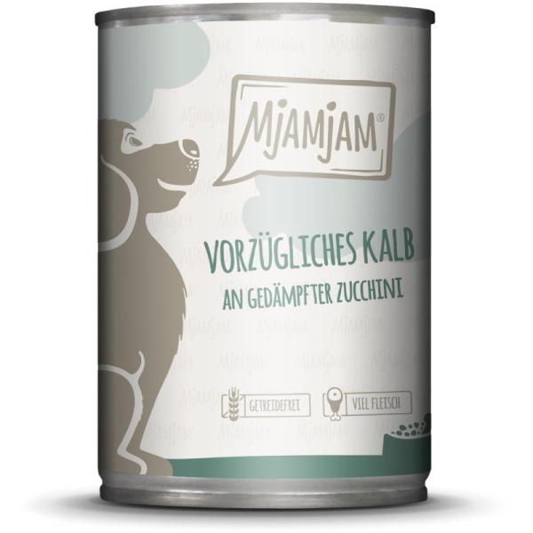 MjaMjam Hund - Vorzügliches Kalb mit Zucchini (400 g)