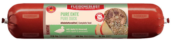 Fleischeslust - Pure Ente mit Apfel und Amaranth (800 g)