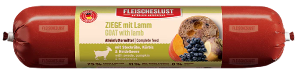 Fleischeslust - Goat with lamb on rutabaga & pumpkin (800 g)