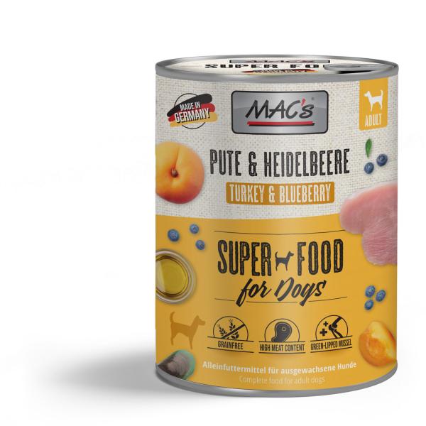 Mac´s Dog Pute und Heidelbeeren (800 g)