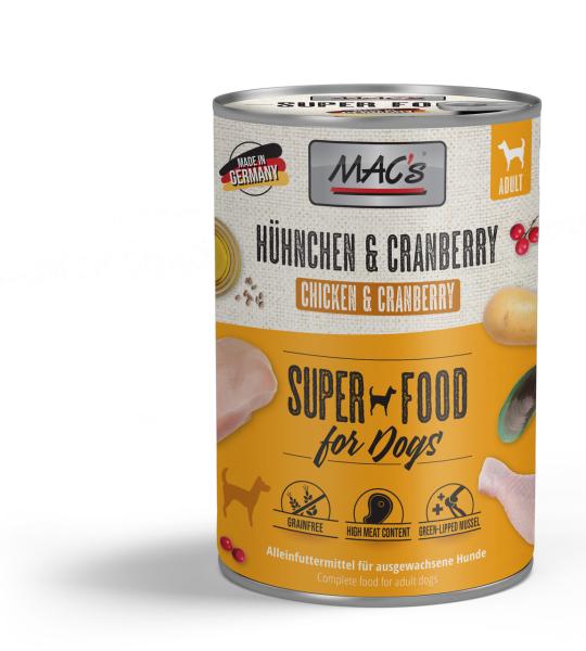 Mac´s Dog Huhn und Cranberry (400 g)
