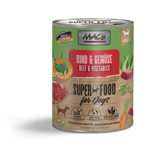 Mac´s Dog Rind und Gemüse  (800 g)