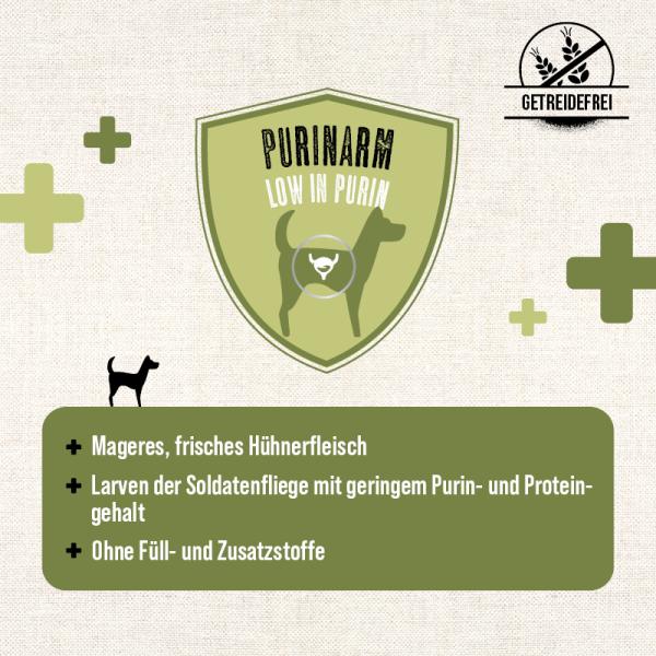 Mac´s Dog Vetcare Huhn & Insekt (purinarm) (400 g)