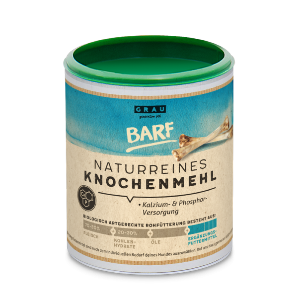 Grau Knochenmehl naturrein (400 g)