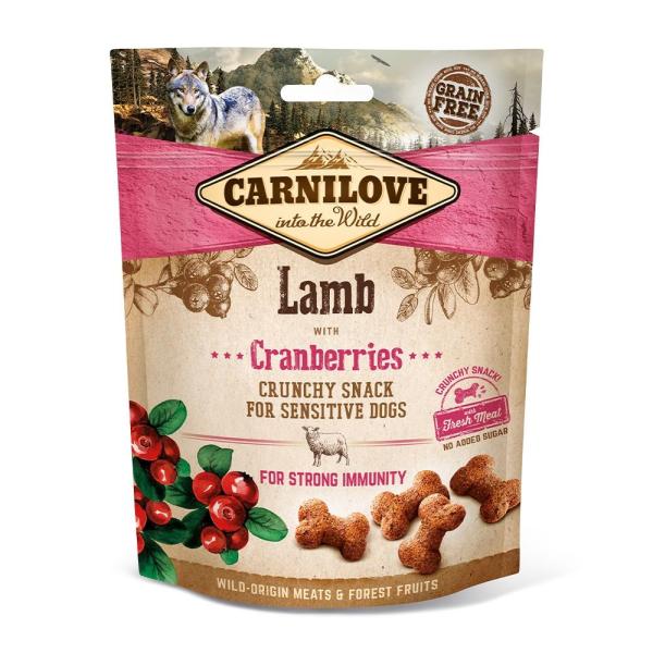 CarniLove Dog Crunchy Snack Lamm mit Preiselbeeren (200 g)