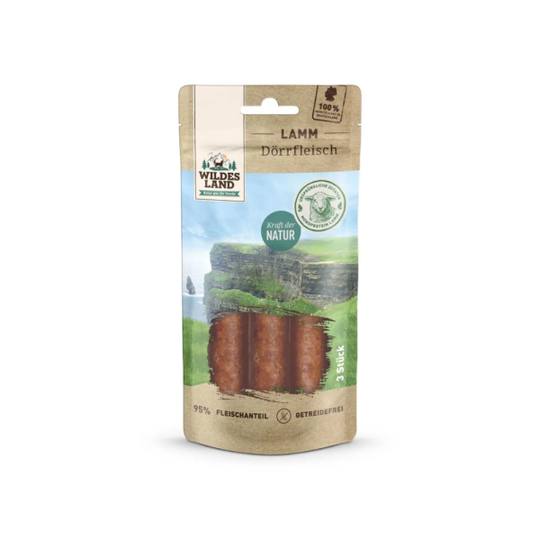 Wildes Land - Lamm Dörrfleisch 3er Pack (65 g)