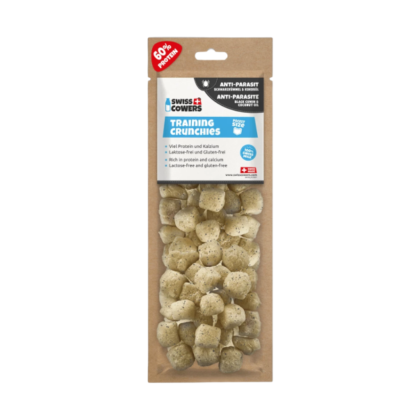 SwissCowers Cheese Training Bites Anti-Parasite – 30 pcs (30 g)