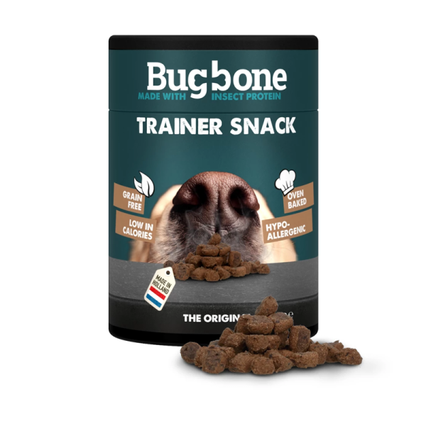 Bugbone -Trainer Snack -  mit Insektenprotein ca.160 Stk. (100 g)