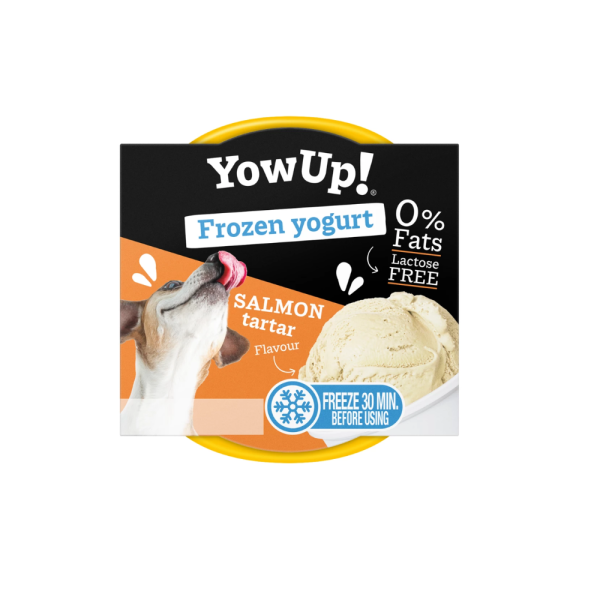 YowUp Joghurt Eiscreme für Hunde, Salmon Tartar (110 g)