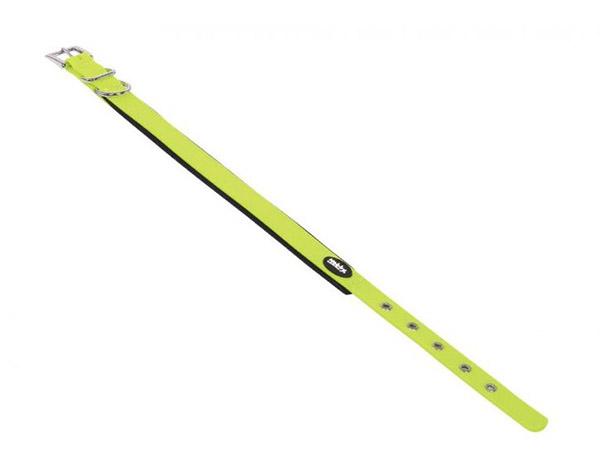 Halsband "Cover" neon-gelb, L: 30-40 cm, B: 20 mm