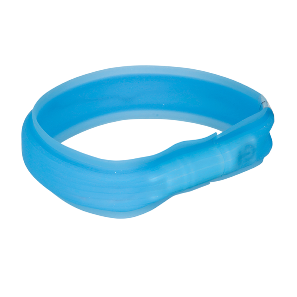 Flash Leuchtband USB Silikon L-XL  70 cm, 18/30mm div.Farben