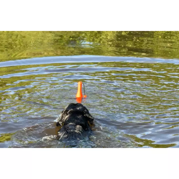 Dog Comets TPR Leuchtturm schwimmend, orange, 23 cm