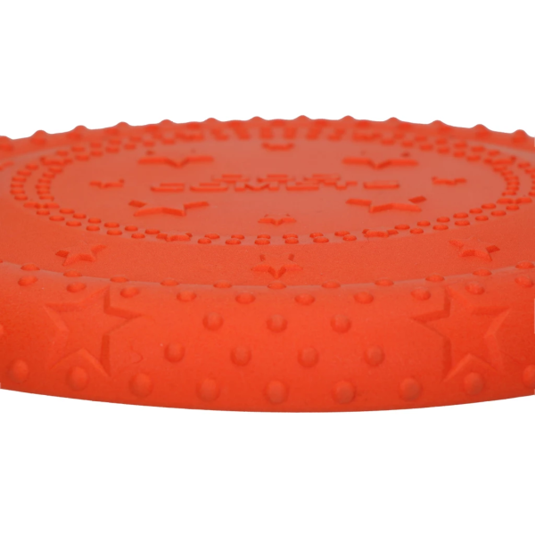 Dog Comets UFO Ring Orange (TPR) - Ø 19 cm ; 3 cm