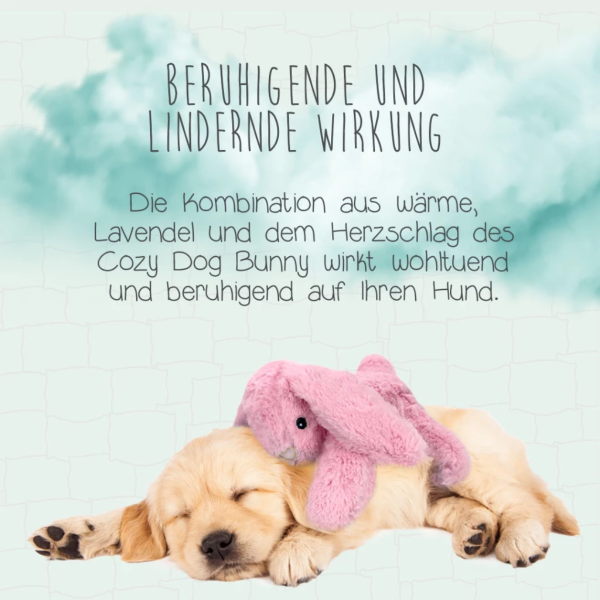 Cozy Dog Bunny Blue - Plüschhase mit Herzschlag