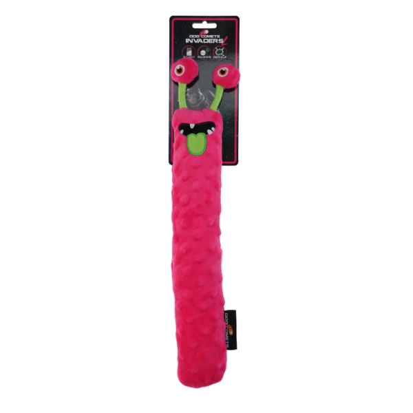 Plüsch Wurfstock "Monster" Pink L - 32 x 5 x 5 cm
