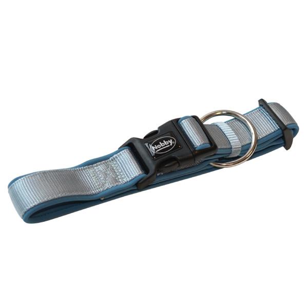 Halsband "Classic Preno" pastellblau L:40-55 cm, B:25/35 mm
