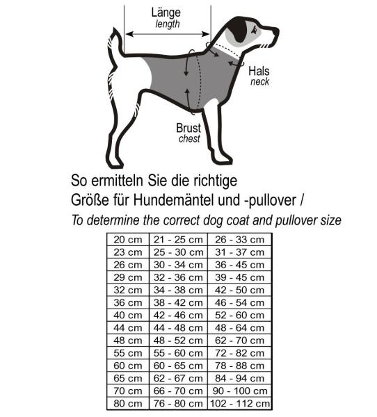 Hundemantel " Marian" schwarz Gr. 29