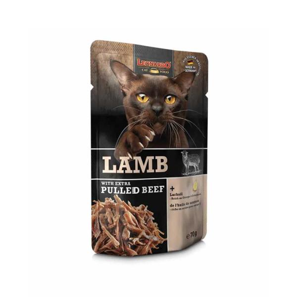 Leonardo Pouch Lamb + extra pulled Beef (70 g)