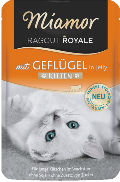 Miamor Pouch - Ragout Royale Kitten - Geflügel in Jelly (100 g)