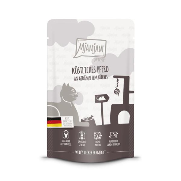 MjaMjam Katze Pouch - köstliches Pferd an Kürbis (125 g)