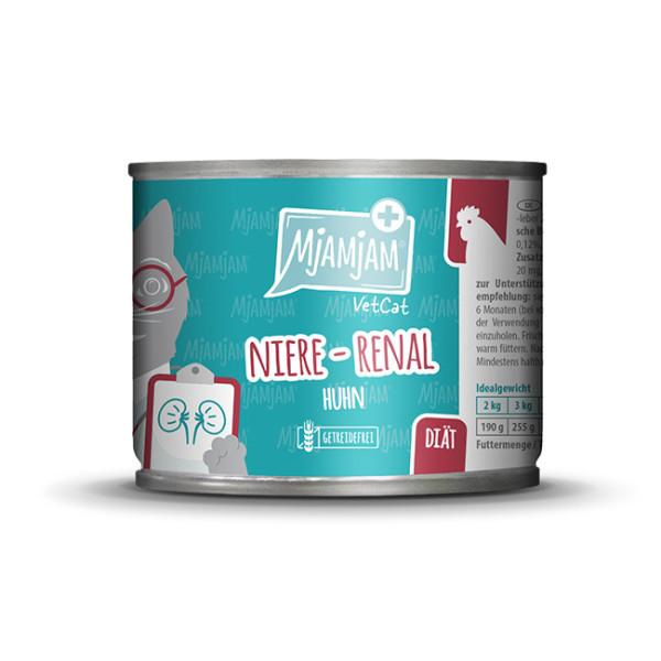 MjaMjam VetCat Dose - Niere (Renal) mit Huhn (200 g)