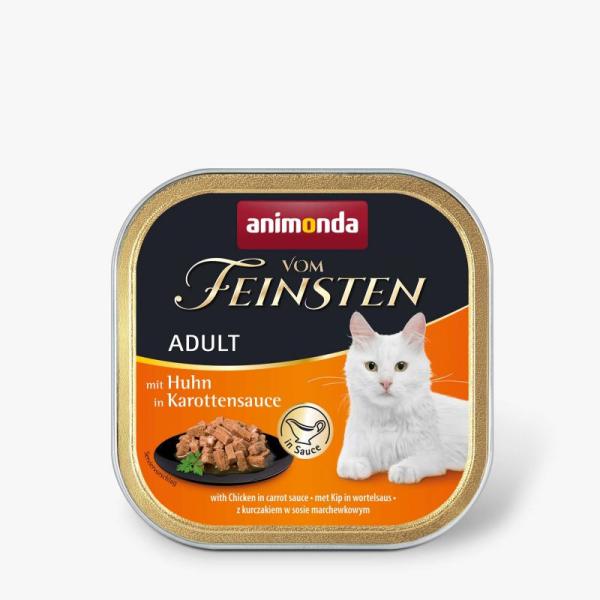 Animonda - Vom Feinsten Adult (Schale) Huhn in Karottensauce (100 g)