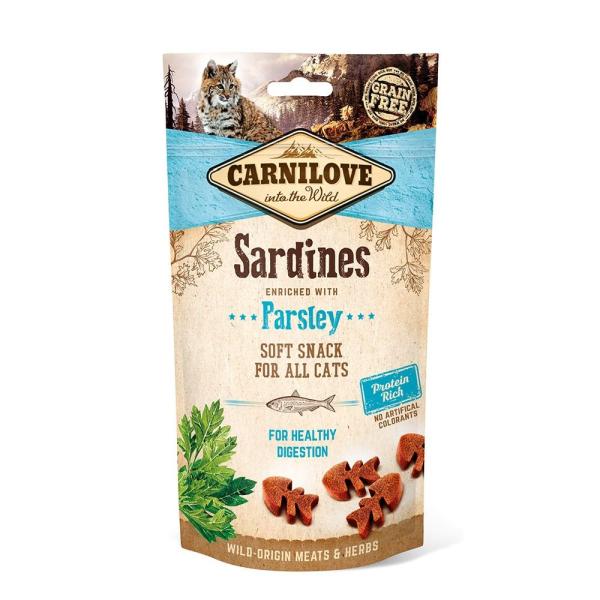CarniLove Cat Soft Snack - Sardine und Petersilie (50 g)