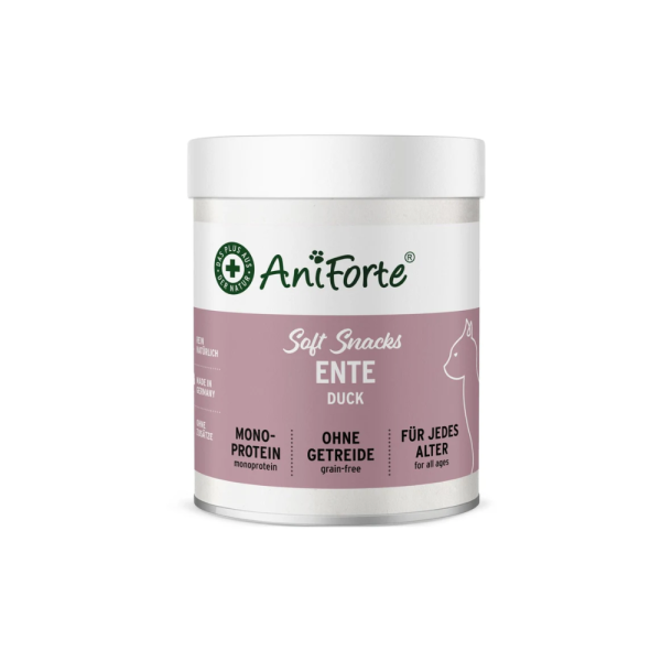 AniForte Soft Snacks Ente für Katzen (100 g)