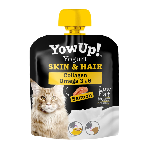 YowUp Joghurt für die Katze, Hair and Skin mit Lachs (85 g)