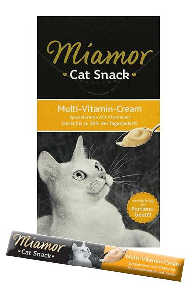 Miamor Cat Snack - Multi Vitamin Cream (6 x 15 g)