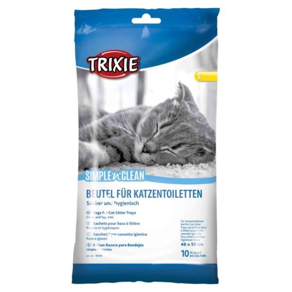 Katzentoilettenbeutel Größe L bis max. 46 x 59 cm (10 Stück)