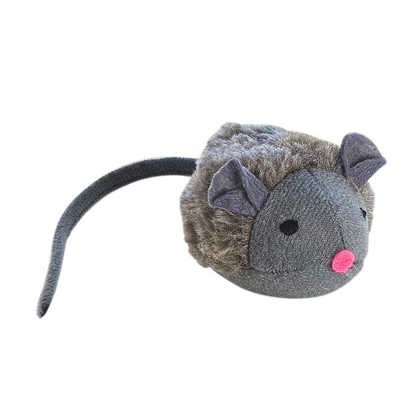 Plüschmaus mit Stimme und Catnip, ca. 7 cm