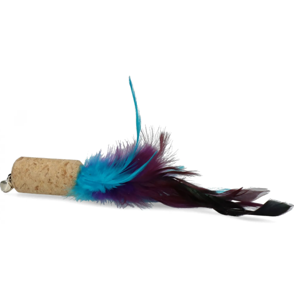 Katzenspielzeug Wooly Luxury Feather Dream Kork lila