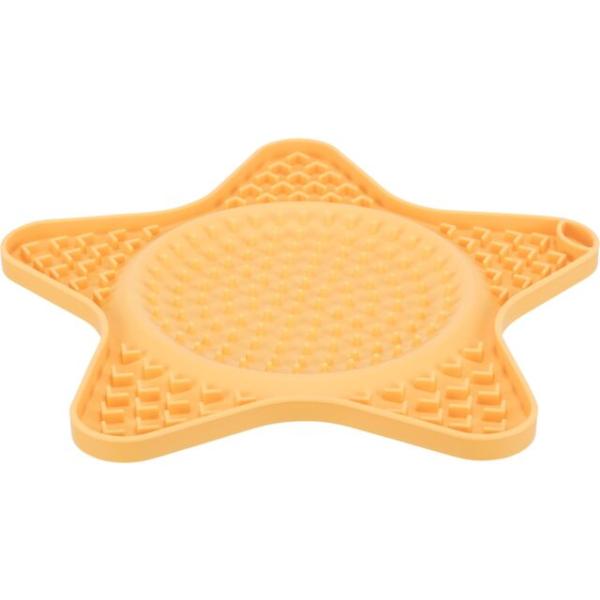 Lick 'n' Snack Matte Silikon 23,5 cm gelb (Stern)