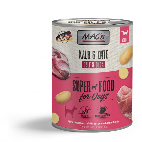 Mac´s Dog Kalb und Ente mit Kartoffeln (800 g)
