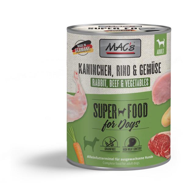 Mac´s Dog Kaninchen mit Gemüse (800 g)