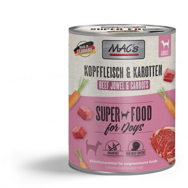 Mac´s Dog Kopffleisch mit Karotten (800 g)