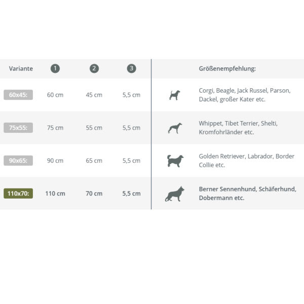 Mora - gefütterte Matte TP, 110 x 70 cm, salbei grün