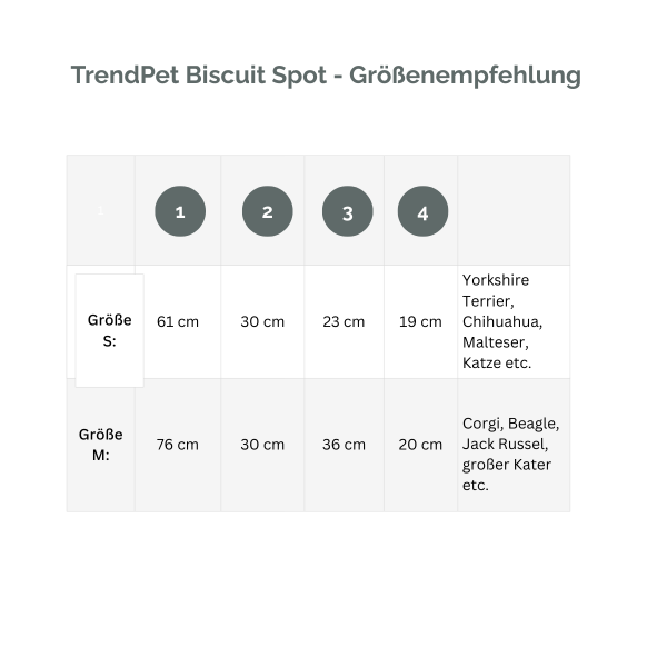Hundebett TP Biscuit Spot Caramel S